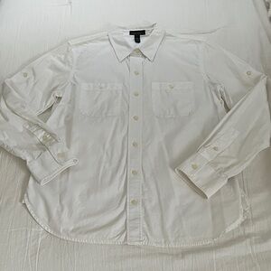 Lauren Jeans Co. White Button Down Shirt